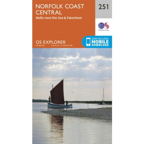 Ordnance Survey Norfolk Coast Central