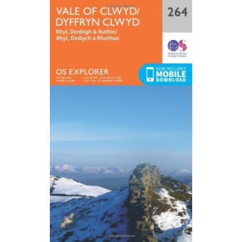 Ordnance Survey Vale of Clwyd, Rhyl, Denbigh and Ruthin