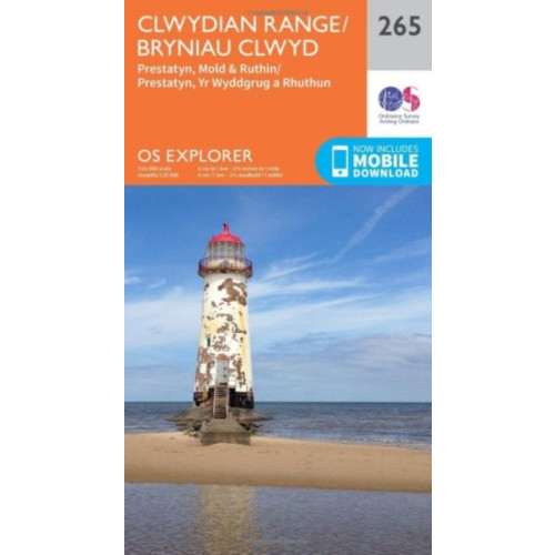 Ordnance Survey Clwydian Range, Prestatyn, Mold and Ruthin
