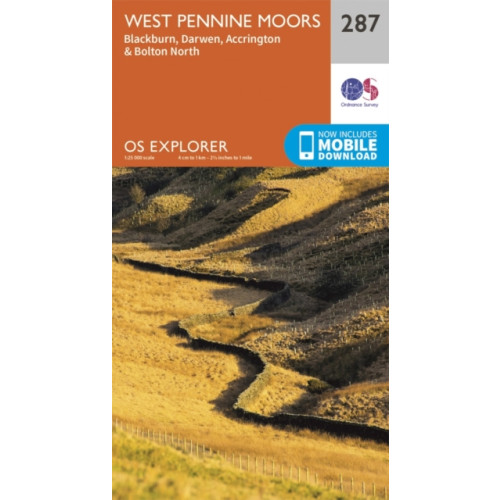 Ordnance Survey West Pennine Moors - Blackburn, Darwen and Accrington