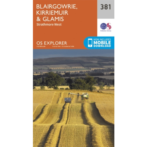 Ordnance Survey Blairgowrie, Kirriemuir and Glamis