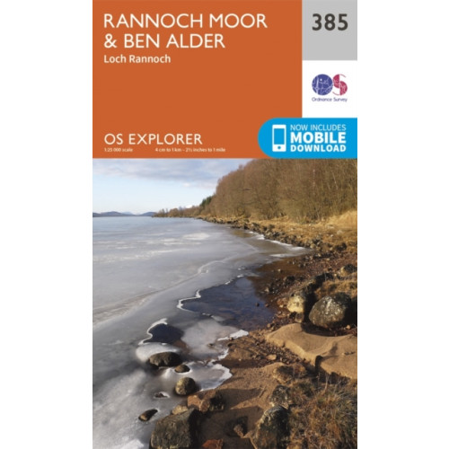 Ordnance Survey Rannoch Moor and Ben Alder