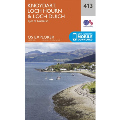 Ordnance Survey Knoydart, Loch Hourn and Loch Duich