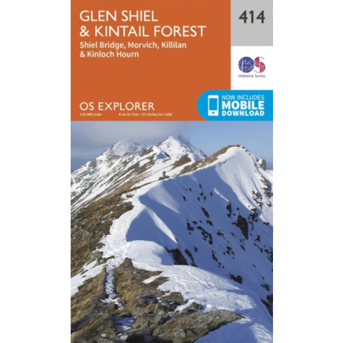 Ordnance Survey Glen Shiel and Kintail Forest