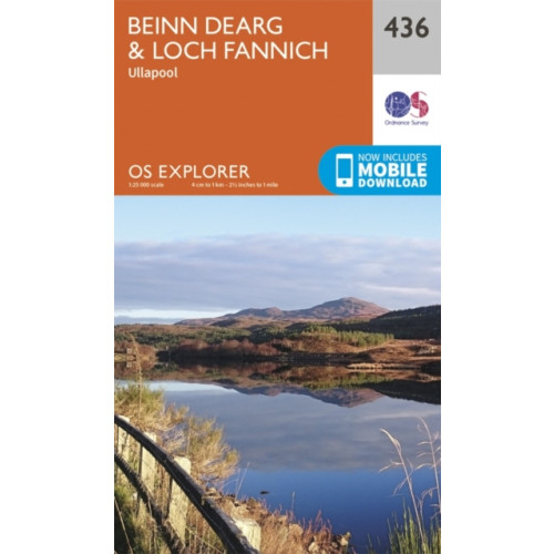 Ordnance Survey Beinn Dearg and Loch Fannich