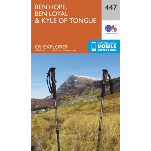 Ordnance Survey Ben Hope, Ben Loyal and Kyle of Tongue