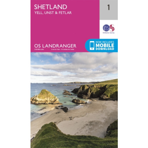 Ordnance Survey Shetland - Yell, Unst and Fetlar