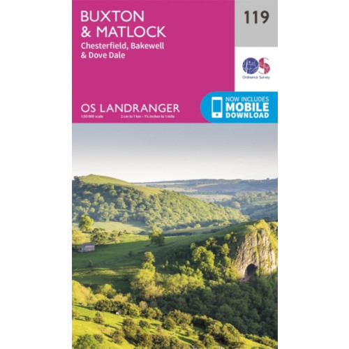 Ordnance Survey Buxton & Matlock, Chesterfield, Bakewell & Dove Dale
