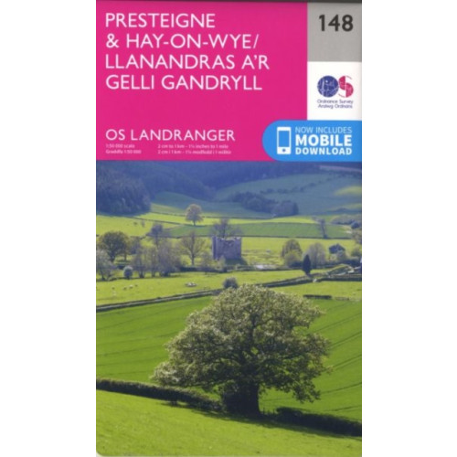 Ordnance Survey Presteigne & Hay-on-Wye / Llanandras A'r Gelli Gandryll