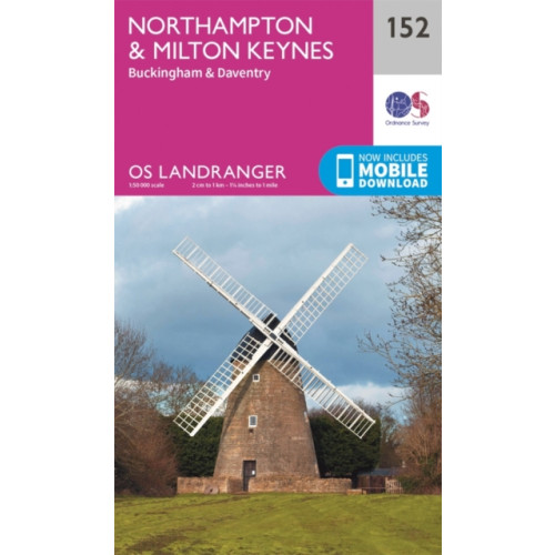 Ordnance Survey Northampton, Milton Keynes,Buckingham & Daventry