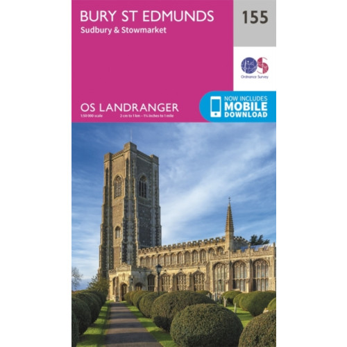 Ordnance Survey Bury St Edmunds, Sudbury & Stowmarket