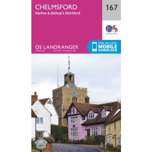 Ordnance Survey Chelmsford, Harlow & Bishop's Stortford