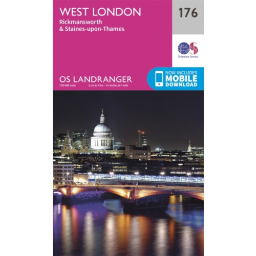 Ordnance Survey West London, Rickmansworth & Staines