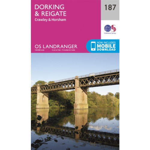 Ordnance Survey Dorking, Reigate & Crawley