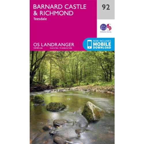 Ordnance Survey Barnard Castle & Richmond