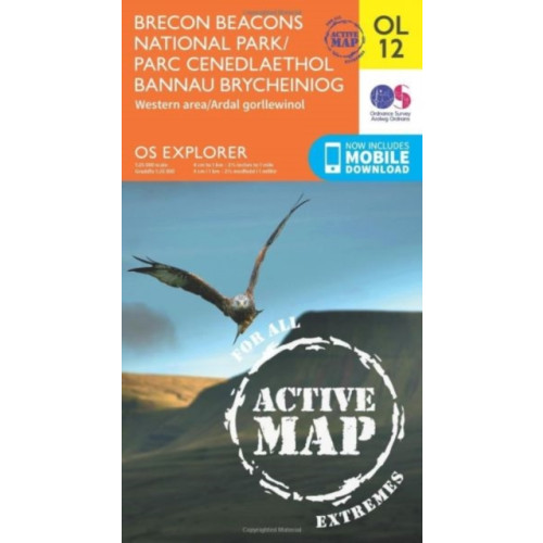 Ordnance Survey Brecon Beacons National Park / Parc Cenedlaethol Bannau Brycheiniog - Western Area / Ardal Gorllewinol