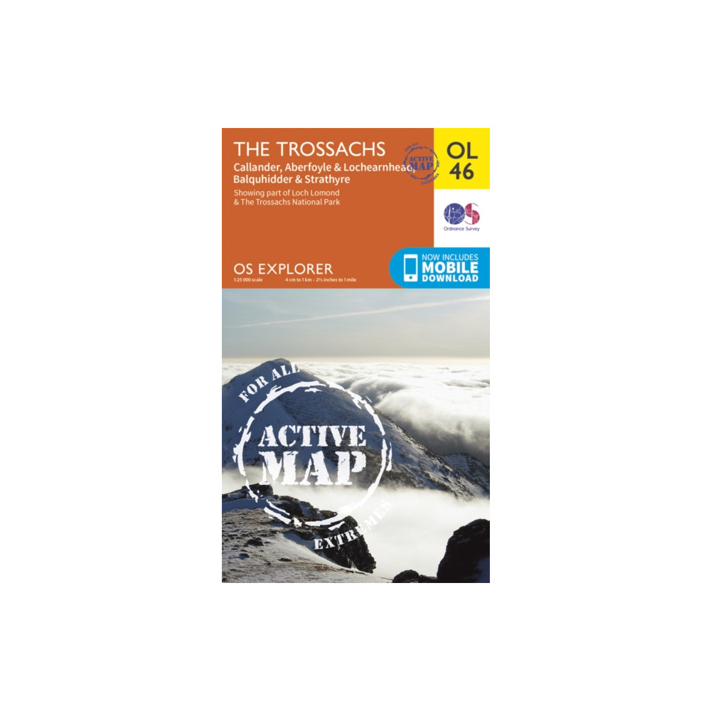 Produktbild för The Trossachs, Callander, Aberfoyle & Lochearnhead, Balquhidder & Strathyre