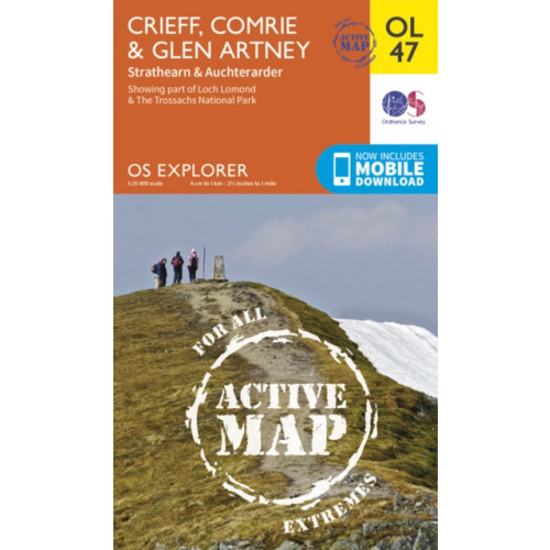 Ordnance Survey Crieff, Comrie & Glen Artney, Strathearn & Auchterarder