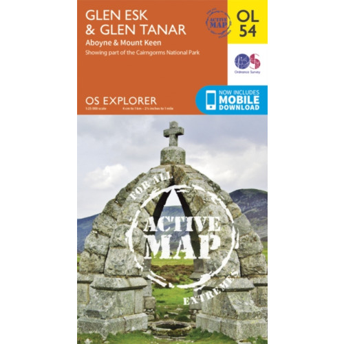 Ordnance Survey Glen Esk & Glen Tanar, Aboyne & Mount Keen