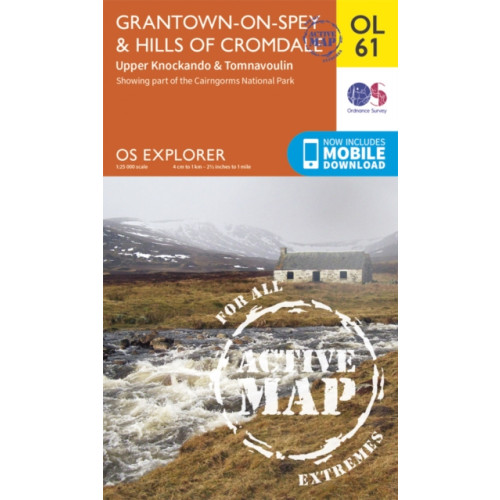 Ordnance Survey Grantown-on-Spey & Hills of Cromdale, Upper Knockando & Tomnavoulin