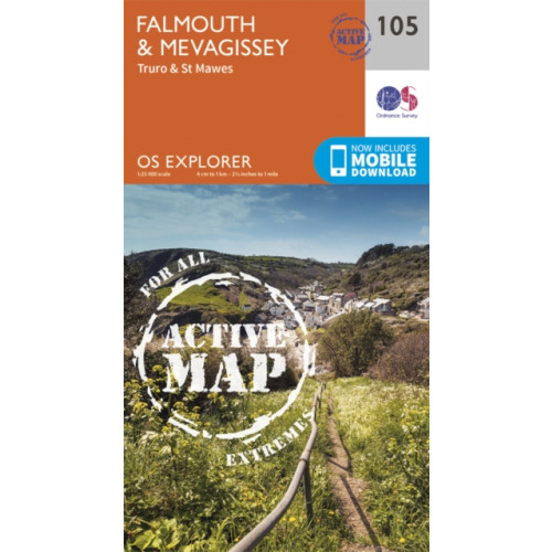 Ordnance Survey Falmouth and Mevagissey, Truro and St Mawes