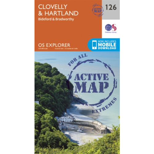 Ordnance Survey Clovelly and Hartland