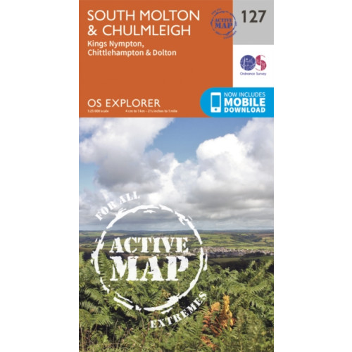 Ordnance Survey South Molton and Chulmleigh