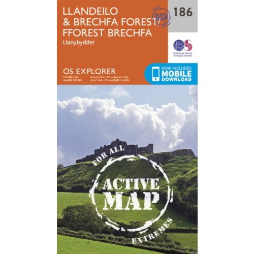Ordnance Survey Llandeilo and Brechfa Forest
