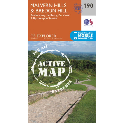 Ordnance Survey Malvern Hills and Bredon Hill