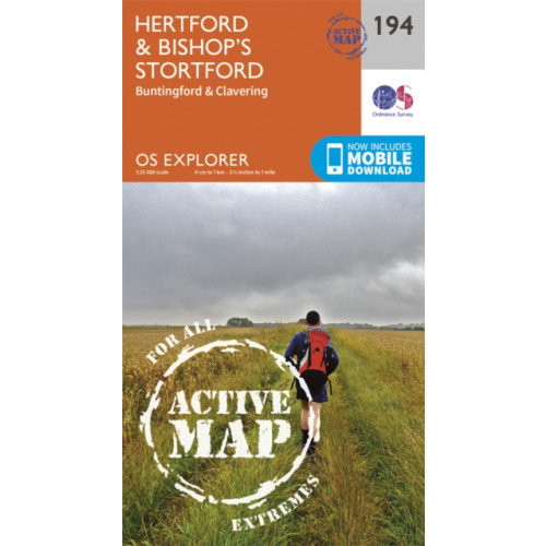 Ordnance Survey Hertford and Bishop's Stortford