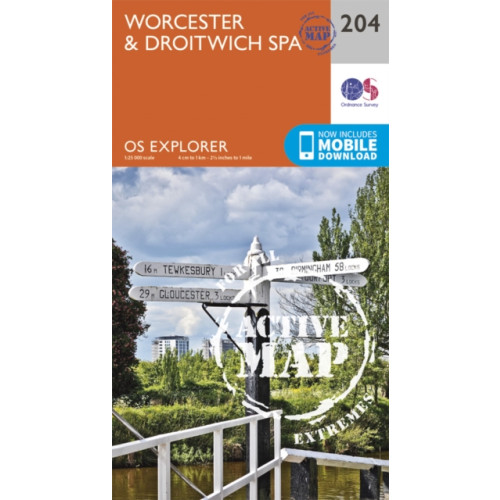 Ordnance Survey Worcester and Droitwich Spa