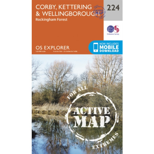 Ordnance Survey Corby, Kettering and Wellingborough