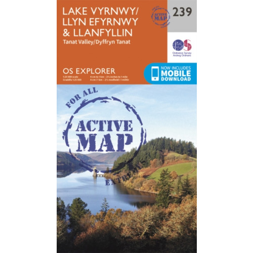 Ordnance Survey Lake Vyrnwy and Llanfyllin, Tanat Valley