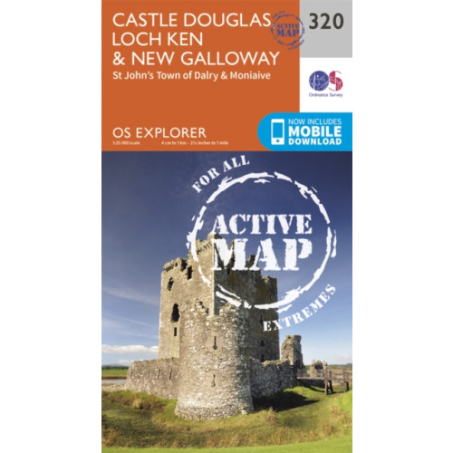 Ordnance Survey Castle Douglas, Loch Ken and New Galloway