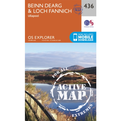 Ordnance Survey Beinn Dearg and Loch Fannich