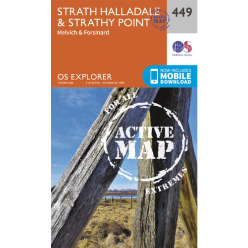 Ordnance Survey Strath Halladale and Strathy Point