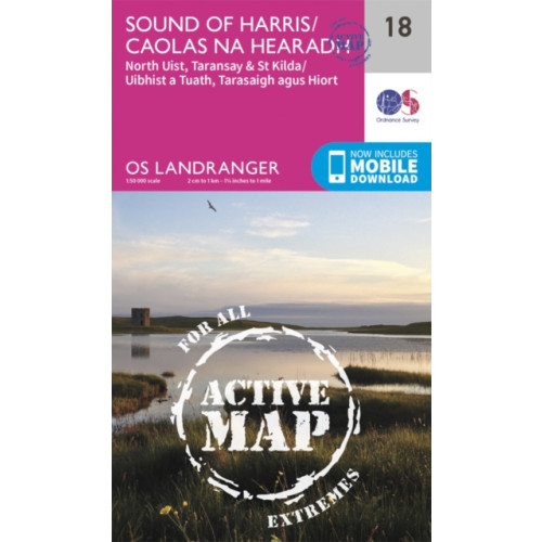 Ordnance Survey Sound of Harris, North Uist, Taransay & St Kilda