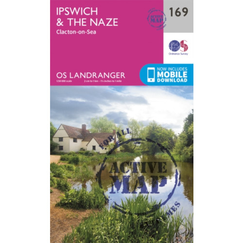Ordnance Survey Ipswich, the Naze & Clacton-on-Sea