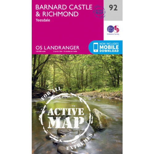 Ordnance Survey Barnard Castle & Richmond