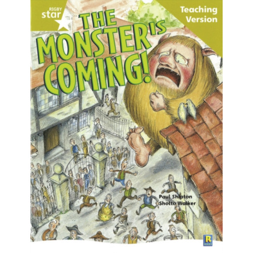 Pearson Education Limited Rigby Star Guided Reading Gold Level: The Monster is Coming Teaching Version (häftad, eng)