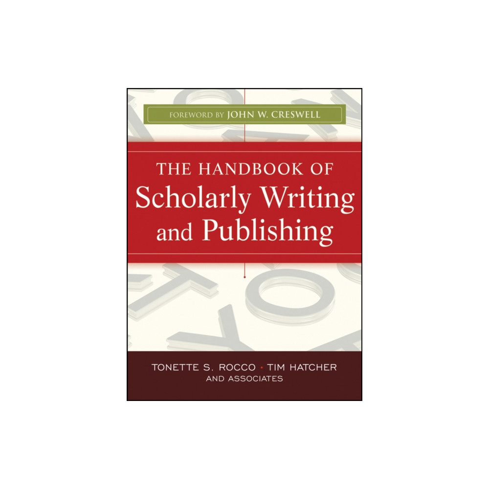 Produktbild för The Handbook of Scholarly Writing and Publishing (häftad, eng)