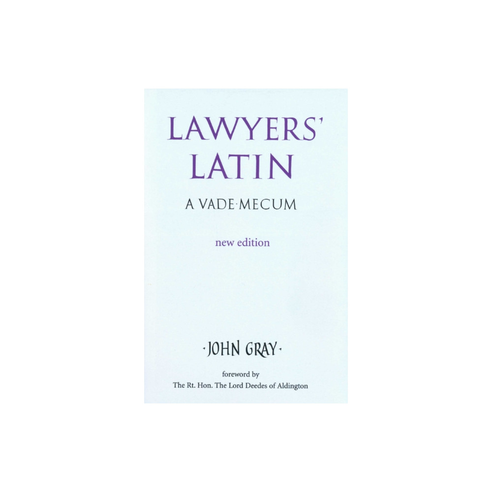 Produktbild för Lawyers' Latin (inbunden, eng)