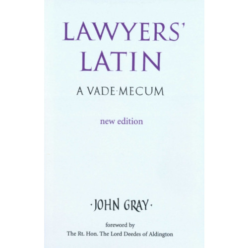 The Crowood Press Ltd Lawyers' Latin (inbunden, eng)