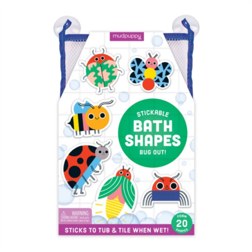 Galison Bug Out! Stickable Foam Bath Shapes