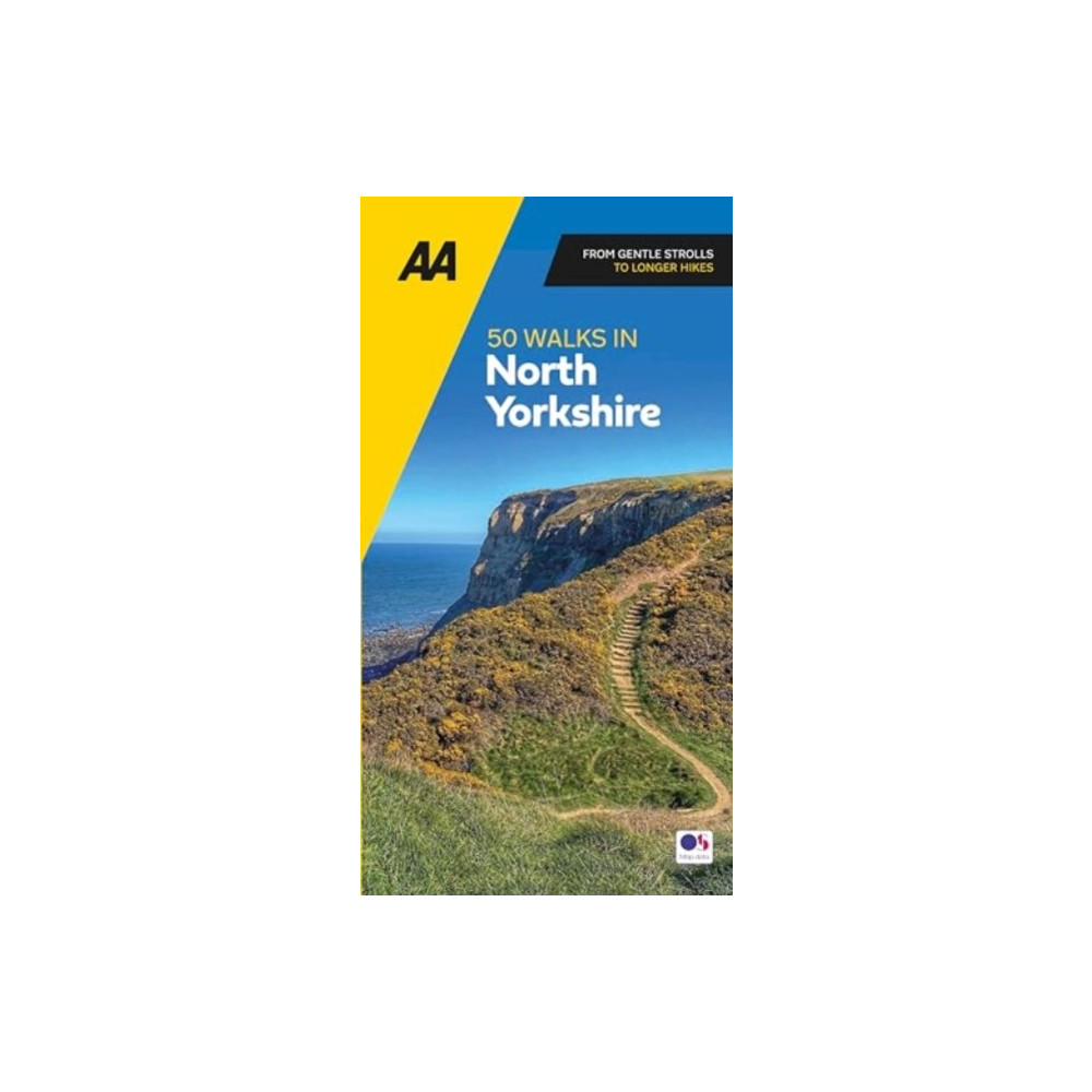 Produktbild för AA 50 Walks in North Yorkshire (häftad, eng)