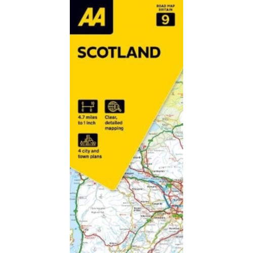 AA Publishing AA Road Map Scotland