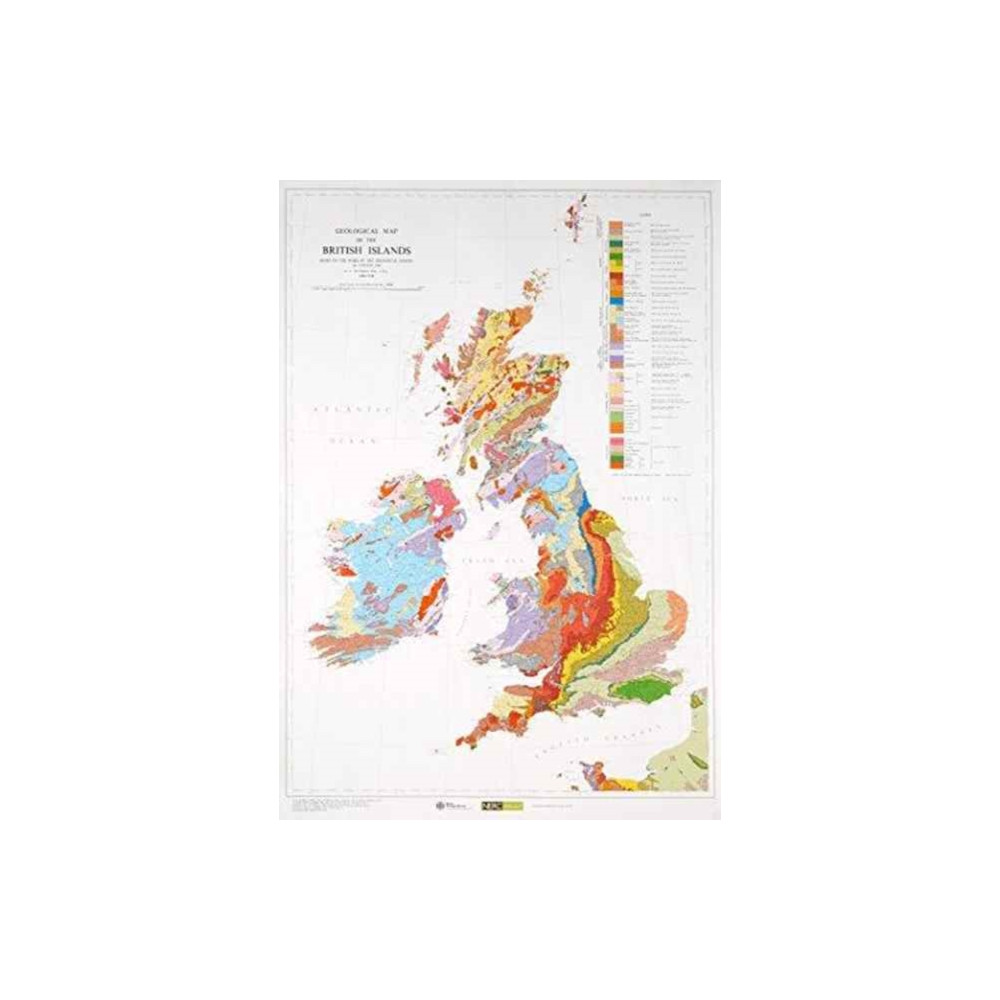 Produktbild för Geological Map of the British Islands