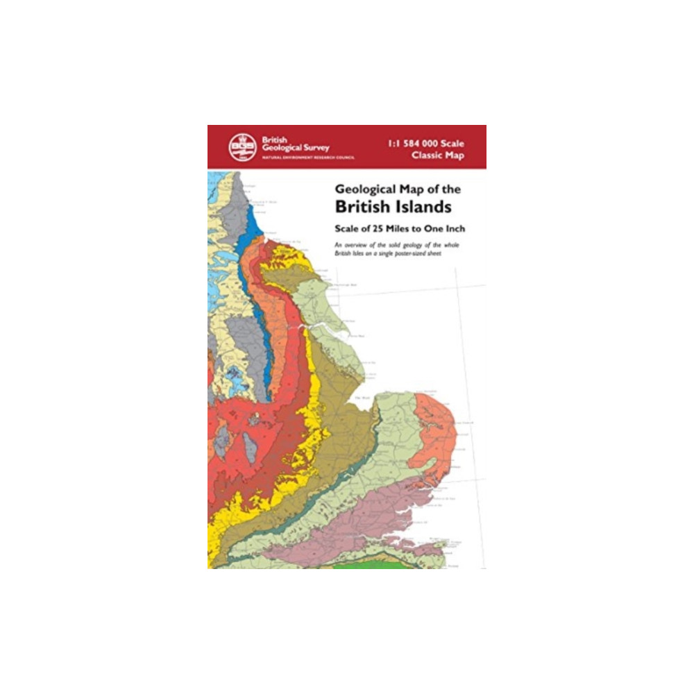 Produktbild för Geological Map of the British Islands
