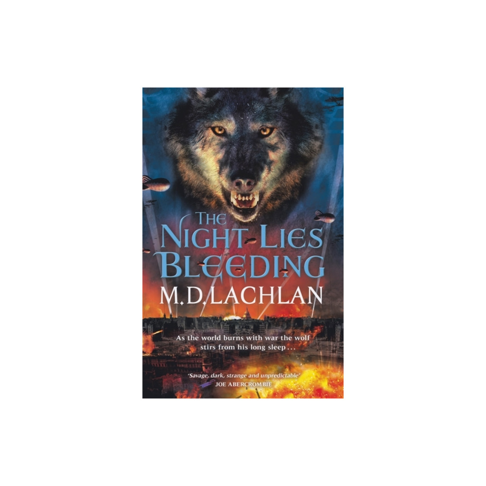 Produktbild för The Night Lies Bleeding (häftad, eng)