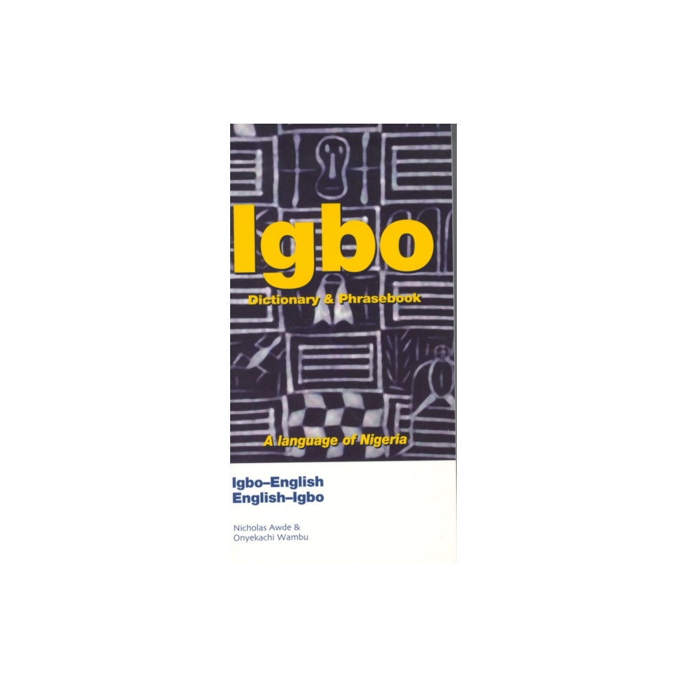 Produktbild för Igbo-English/English-Igbo Dictionary & Phrasebook (häftad, eng)